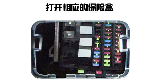 打開對應保險絲盒